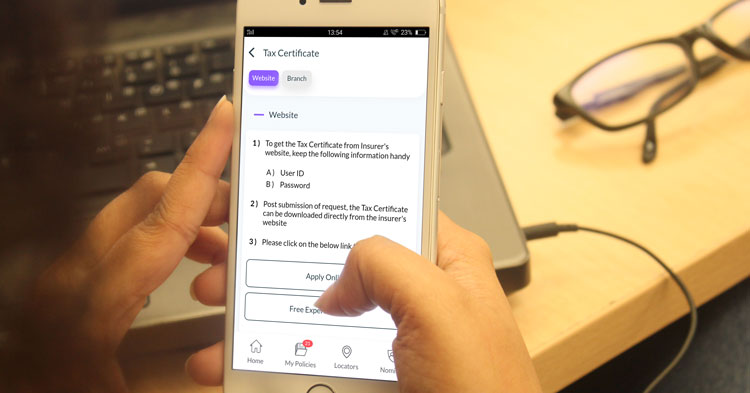 How-To-Get-A-Tax-Certificate-Through-OneInsure-App